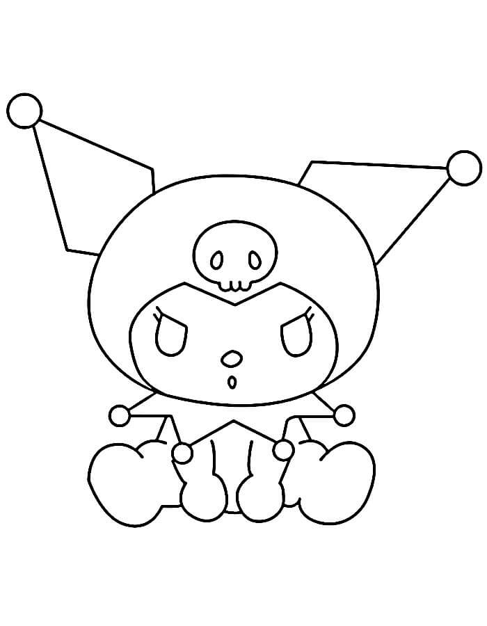 Kuromi Gratuiti Stampabili da colorare