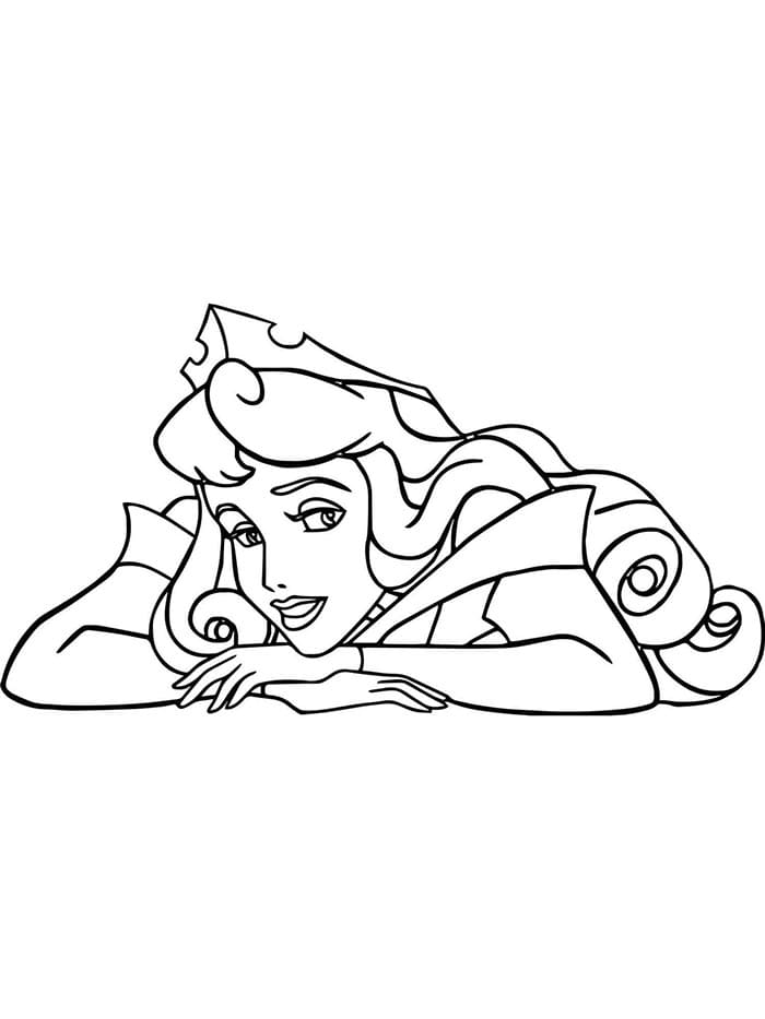 La Bella Addormentata nel bosco (14) da colorare