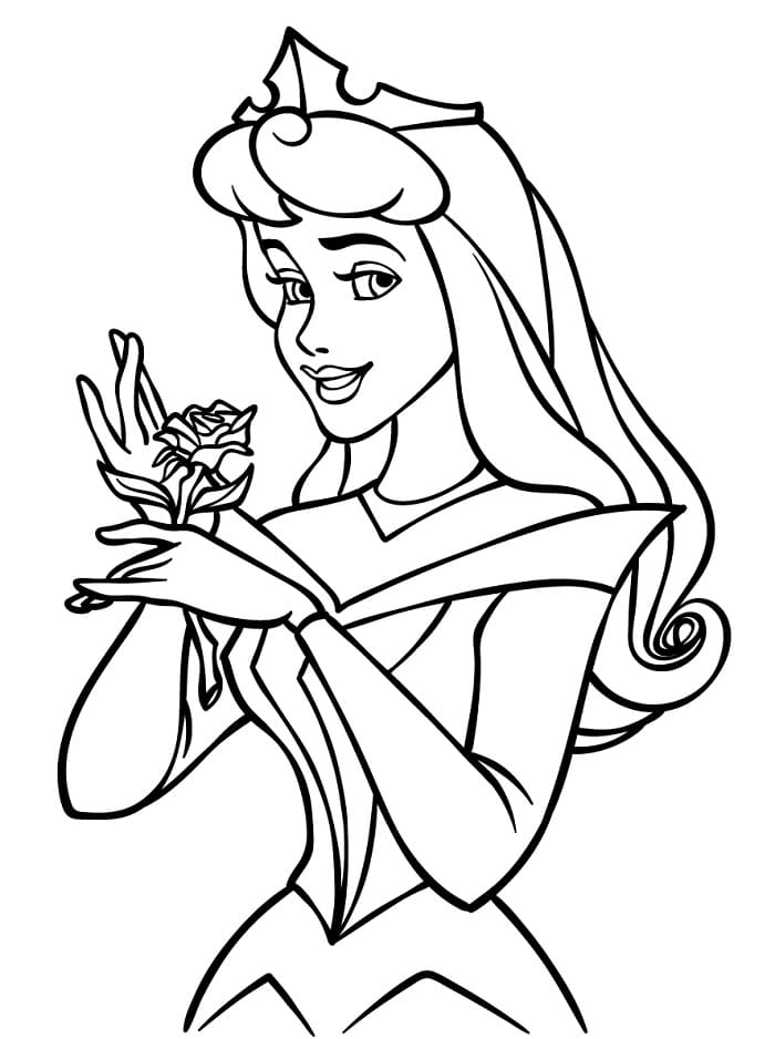 La Bella Addormentata nel bosco (3) da colorare