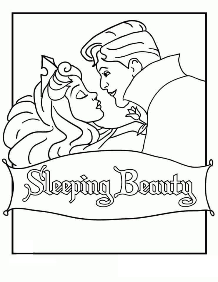 La Bella Addormentata nel bosco (5) da colorare