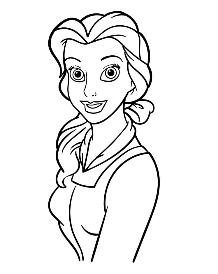 La Bella e la Bestia (2) da colorare