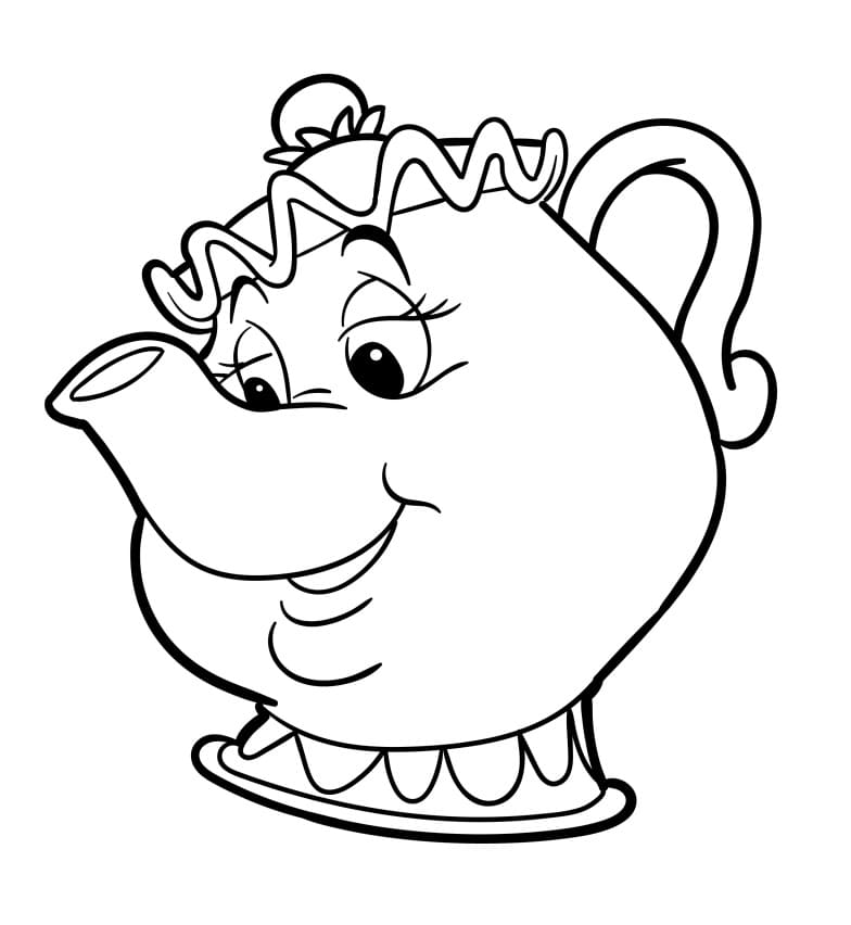 La Bella e la Bestia (3) da colorare