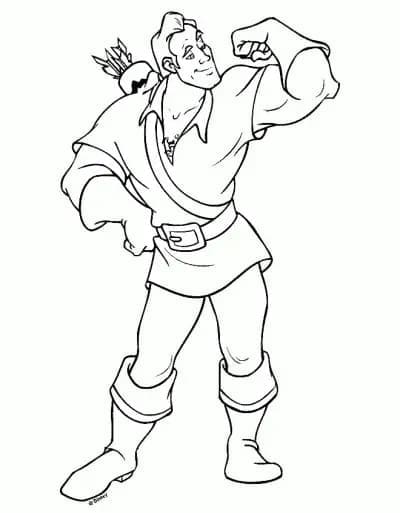 La Bella e la Bestia (41) da colorare