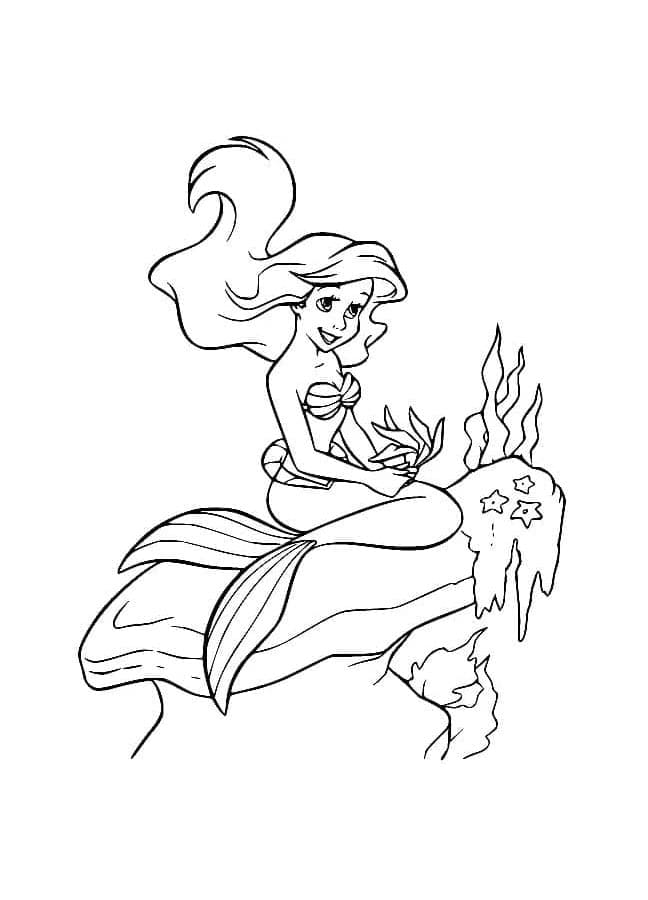 La Bellissima La Sirenetta da colorare