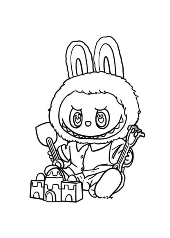 Labubu 2 da colorare