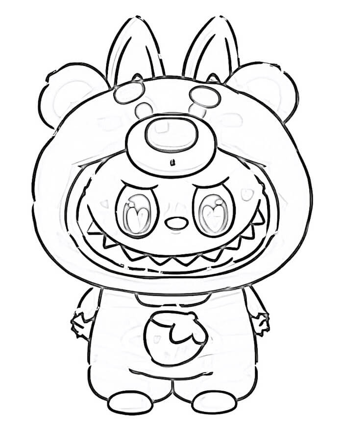 Labubu da stampare da colorare