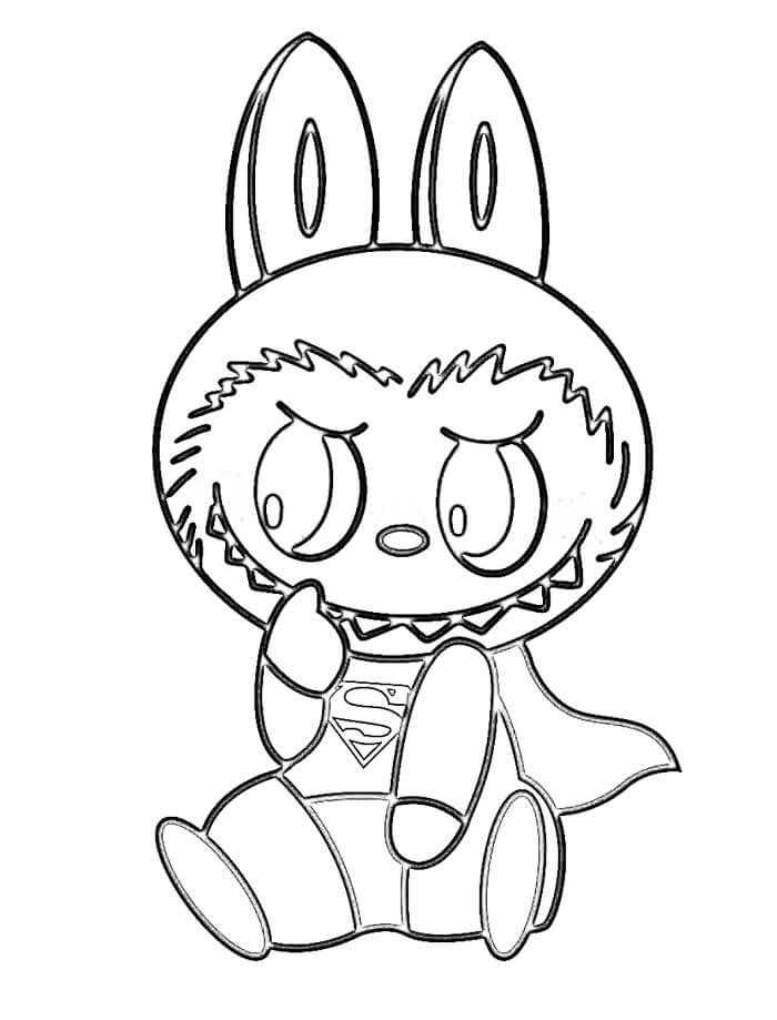 Labubu gratis da colorare