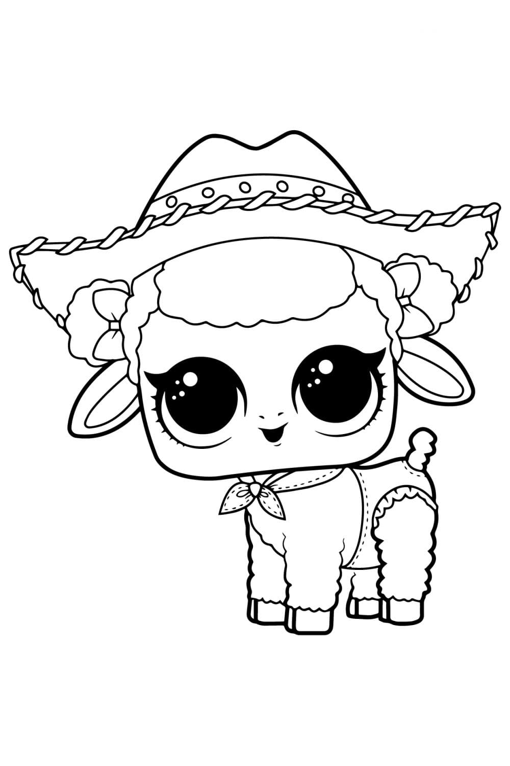 Lamb Dancer LOL Pets da colorare