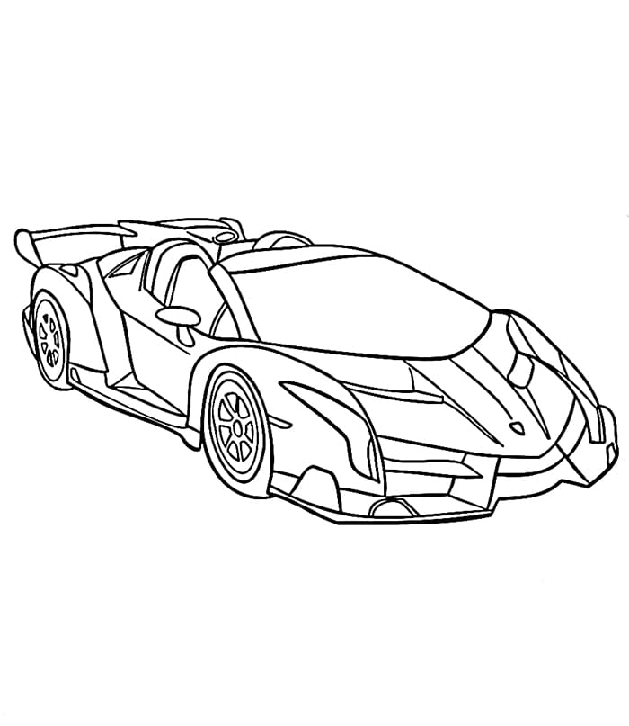 Lamborghini Base da colorare