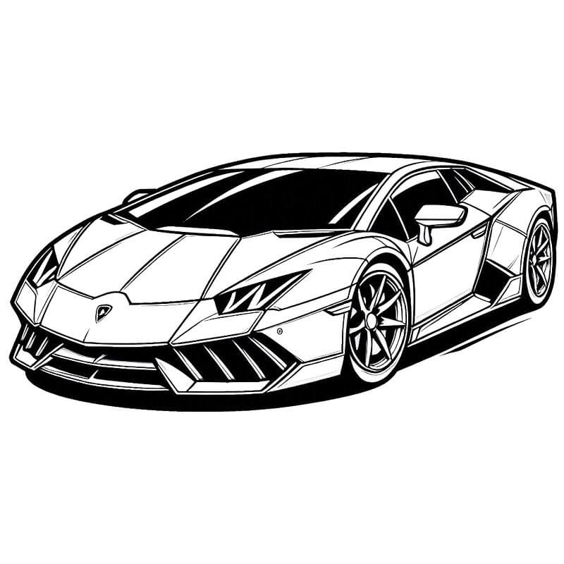Lamborghini Gratuita da Stampare da colorare