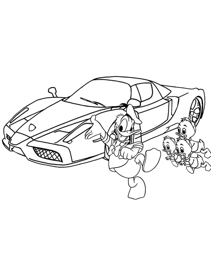 Lamborghini Gratuita da colorare