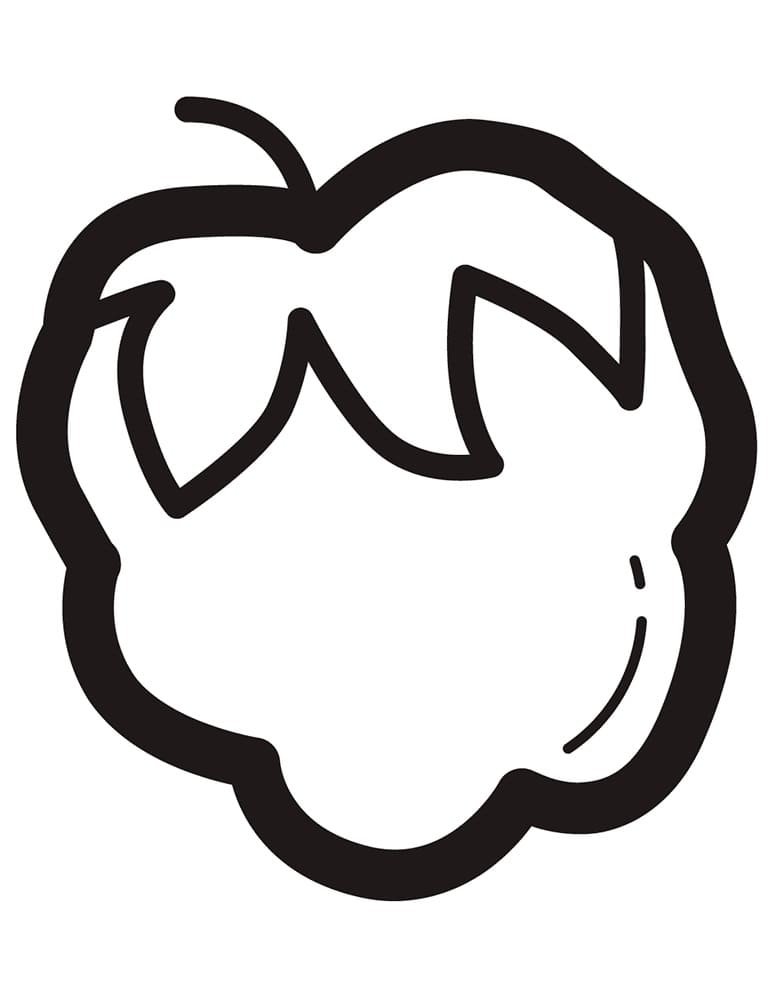 Lampone Immagine Libera da colorare