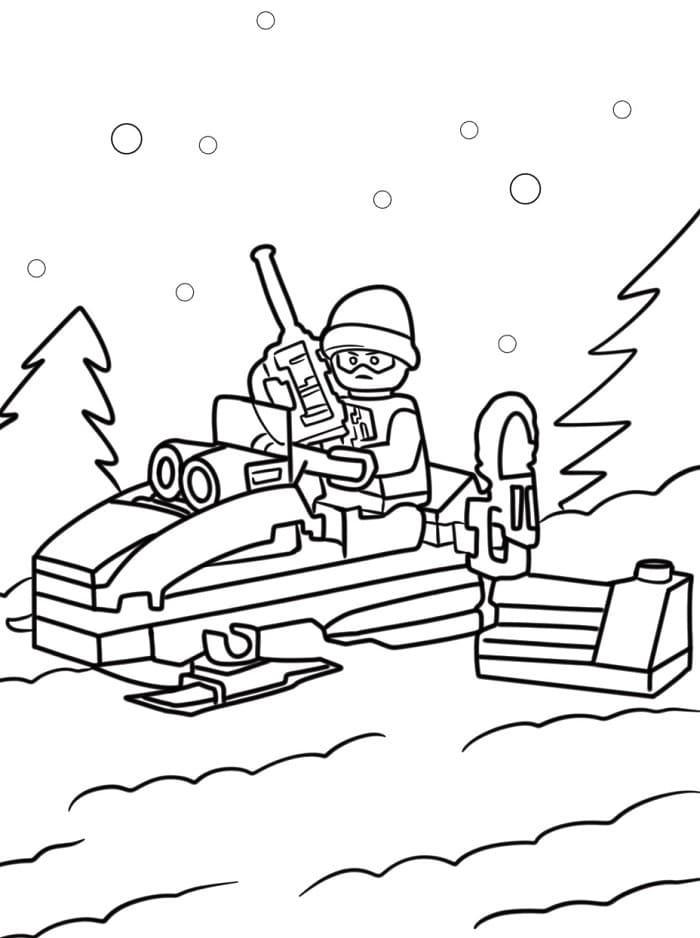 Lego base da colorare