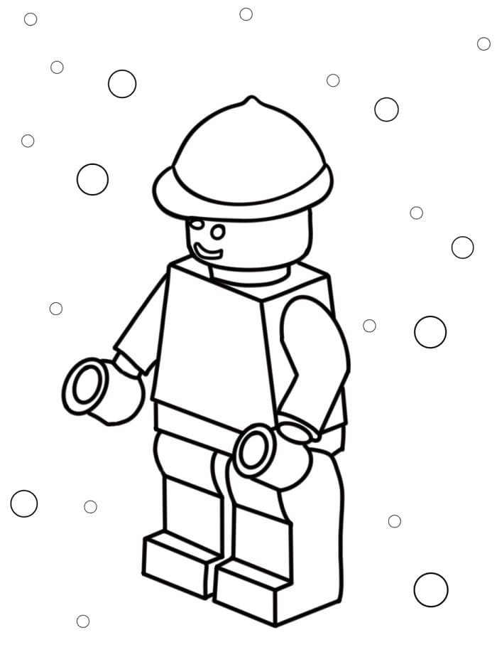 Lego facile da colorare