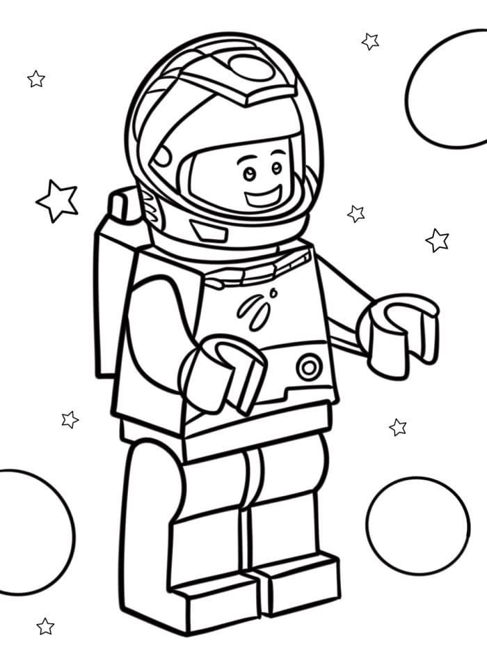 Lego semplice da colorare