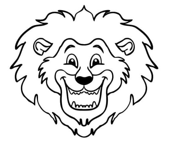 Leone Gratis Stampabile da colorare