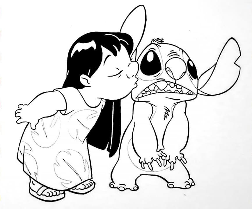Lilo e Stitch (15) da colorare