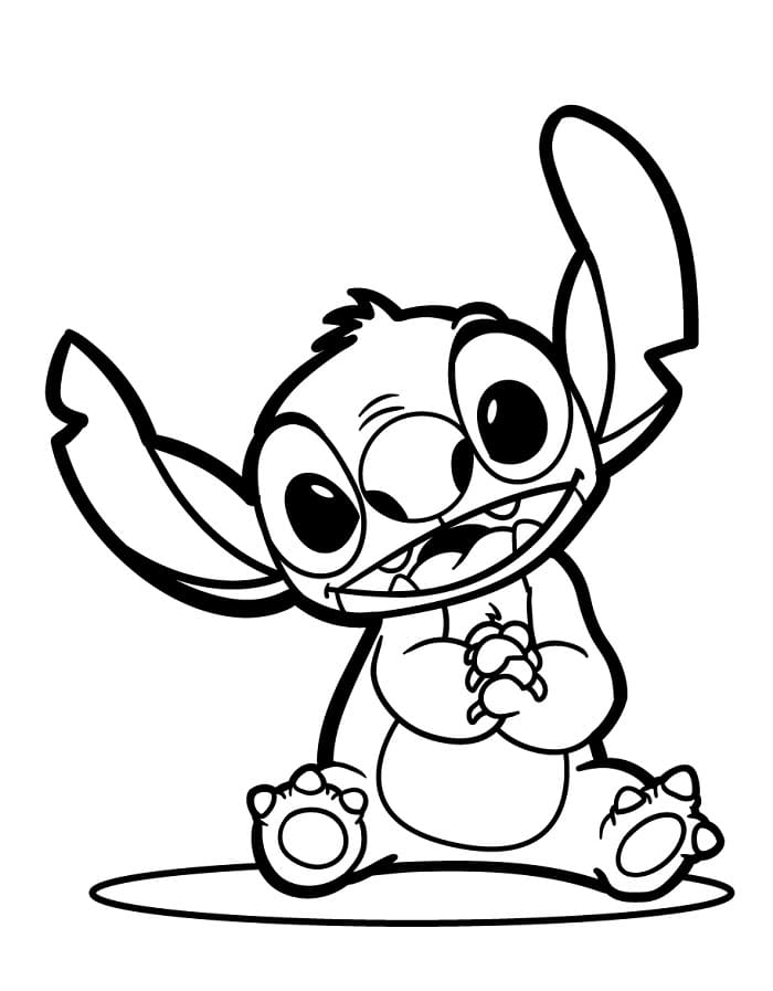 Lilo e Stitch Incantevoli da colorare