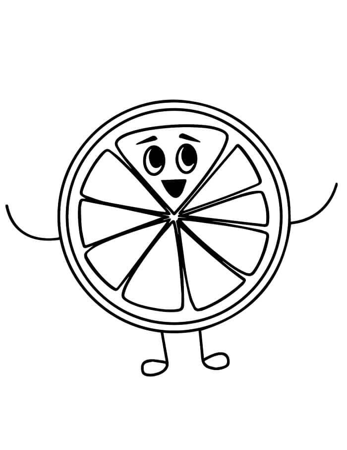 Limone Facile da colorare
