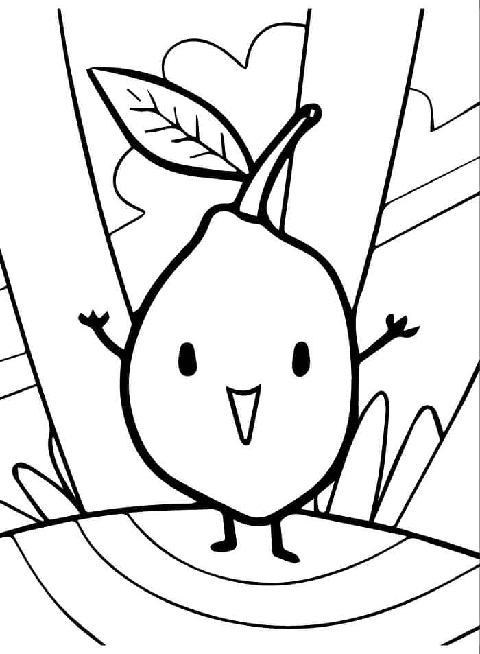 Limone Frutto da colorare