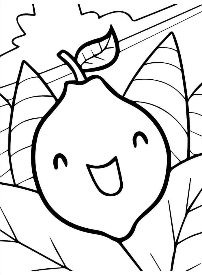 Limone Gratuito da colorare