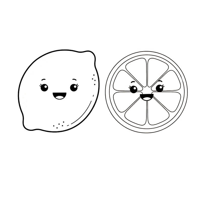 Limone Libero Stampabile da colorare