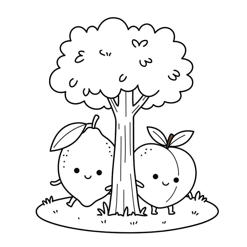 Limone per Bambini da colorare