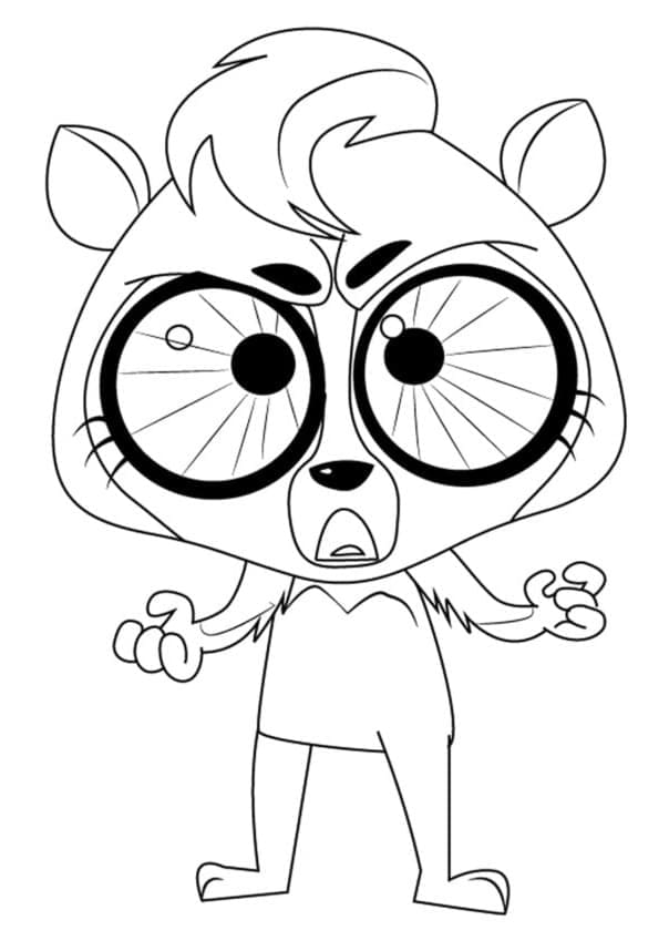 Littlest Pet Shop Dolores da colorare