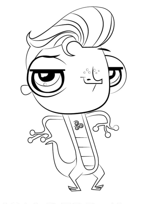 Littlest Pet Shop Vinnie Terrio da colorare