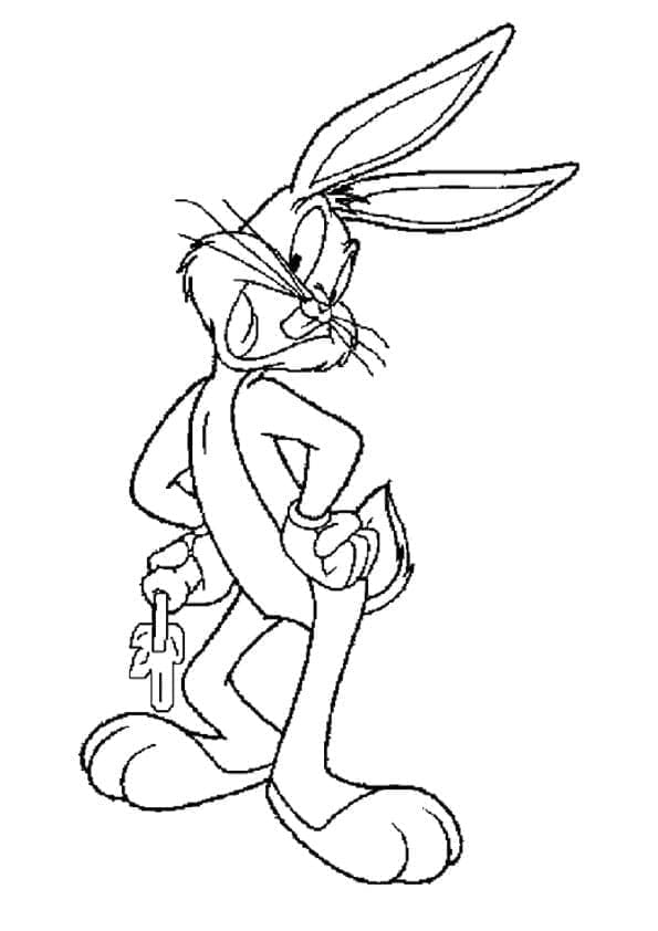 Looney Tunes Bugs Bunny da colorare
