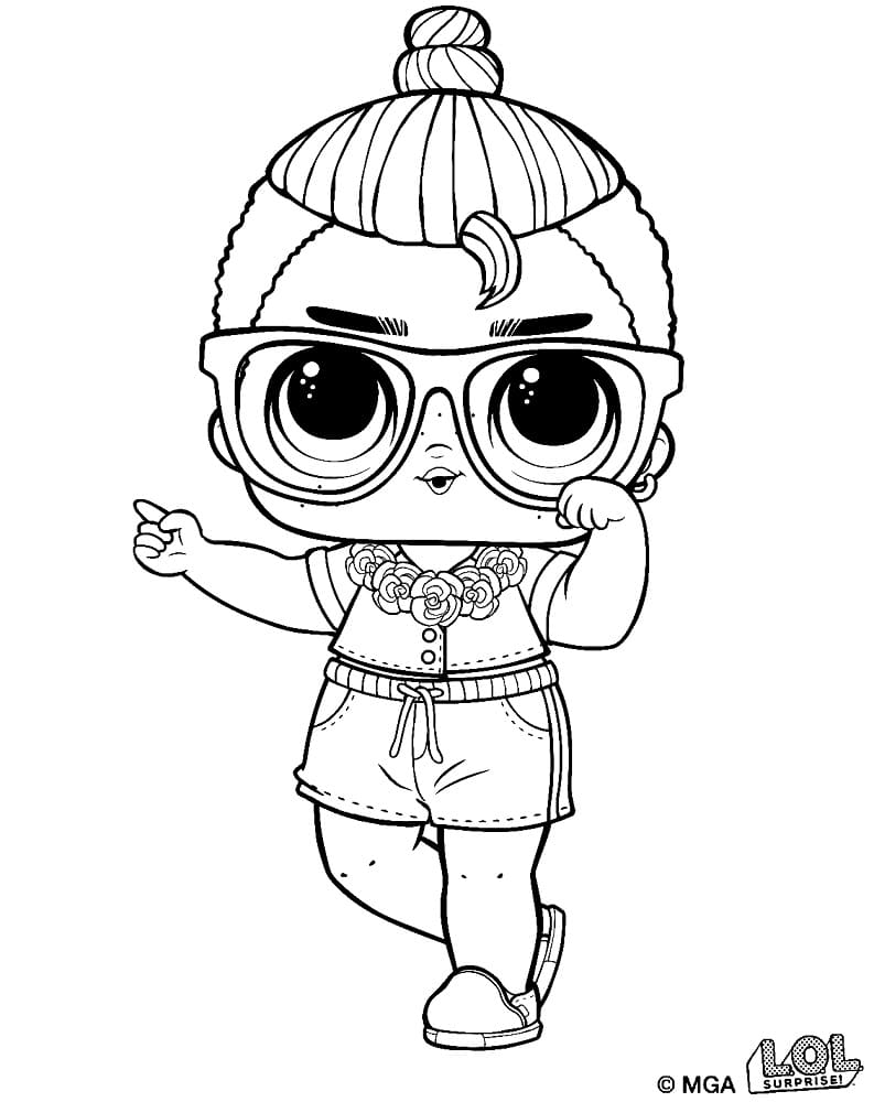 Luau di LOL Surprise da colorare