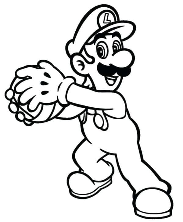 Luigi da colorare