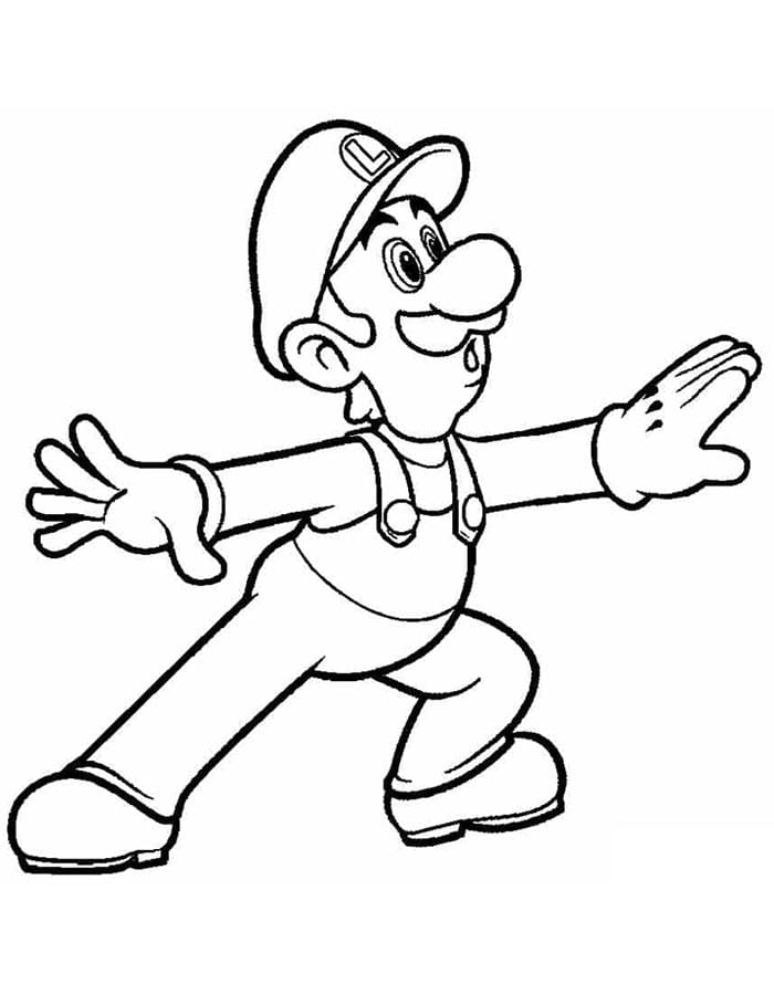 Luigi Gratuito da Stampare da colorare