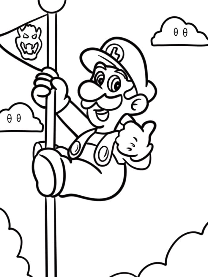 Luigi Straordinario da colorare