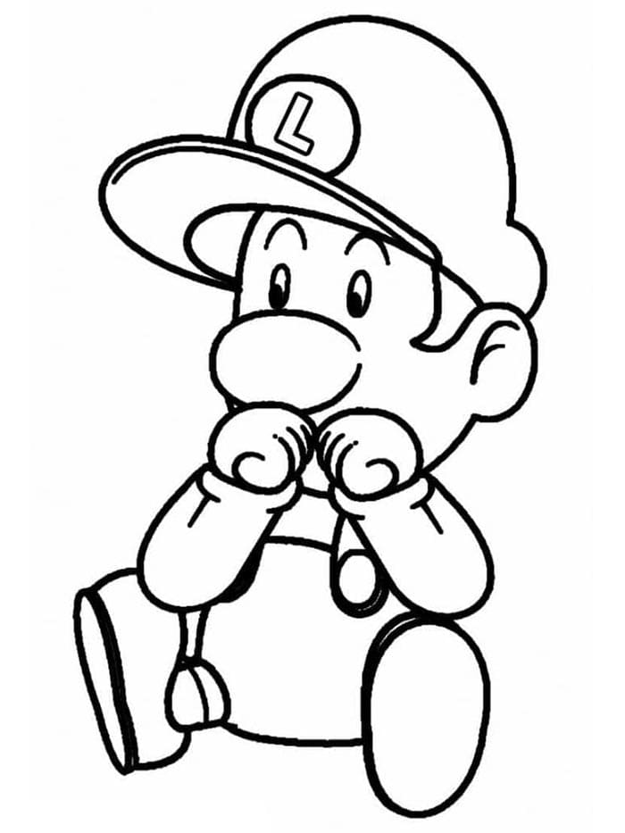 Luigi da Stampare da colorare