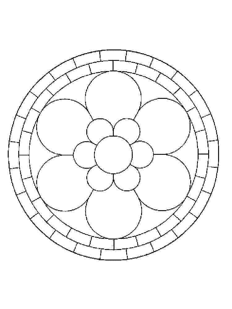 Mandala (7) da colorare