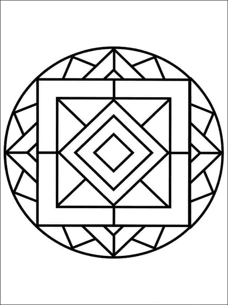 Mandala Gratis da colorare