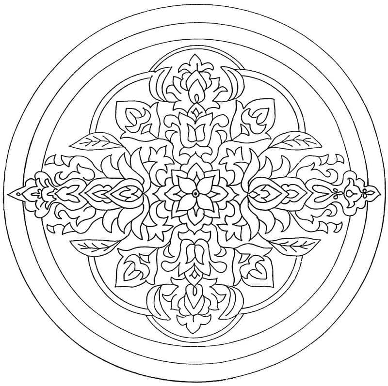 Mandala Incredibile da colorare
