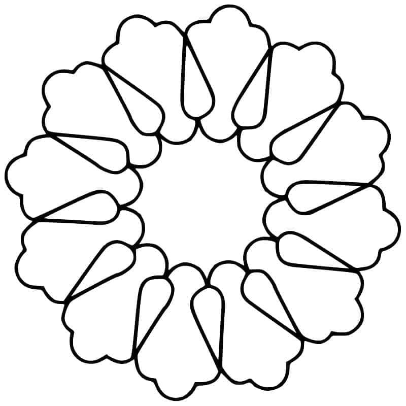 Mandala Molto Bellissimo da colorare