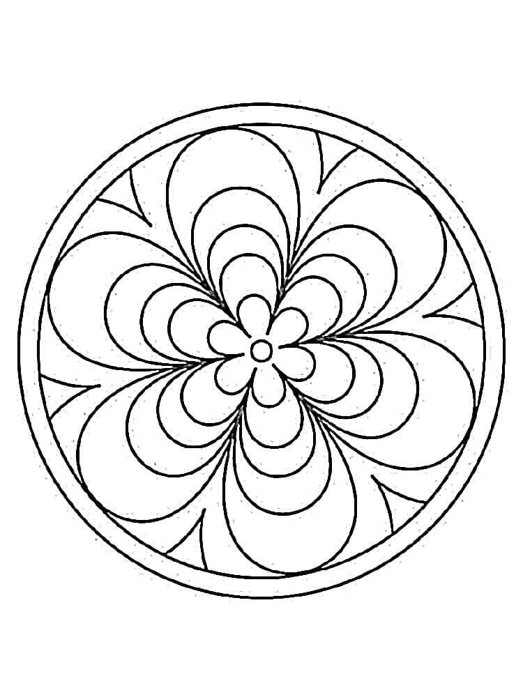 Mandala per Bambini da colorare