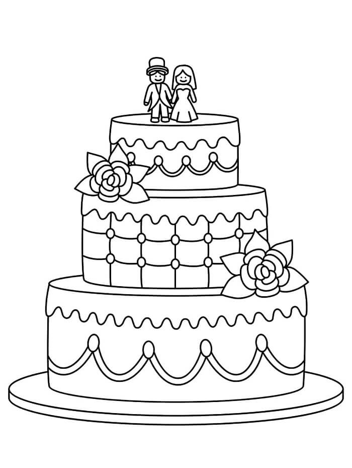 Matrimonio Stampabile Gratis da colorare