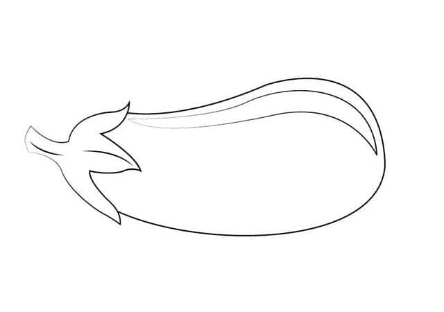 Melanzana Immagine Libera da colorare