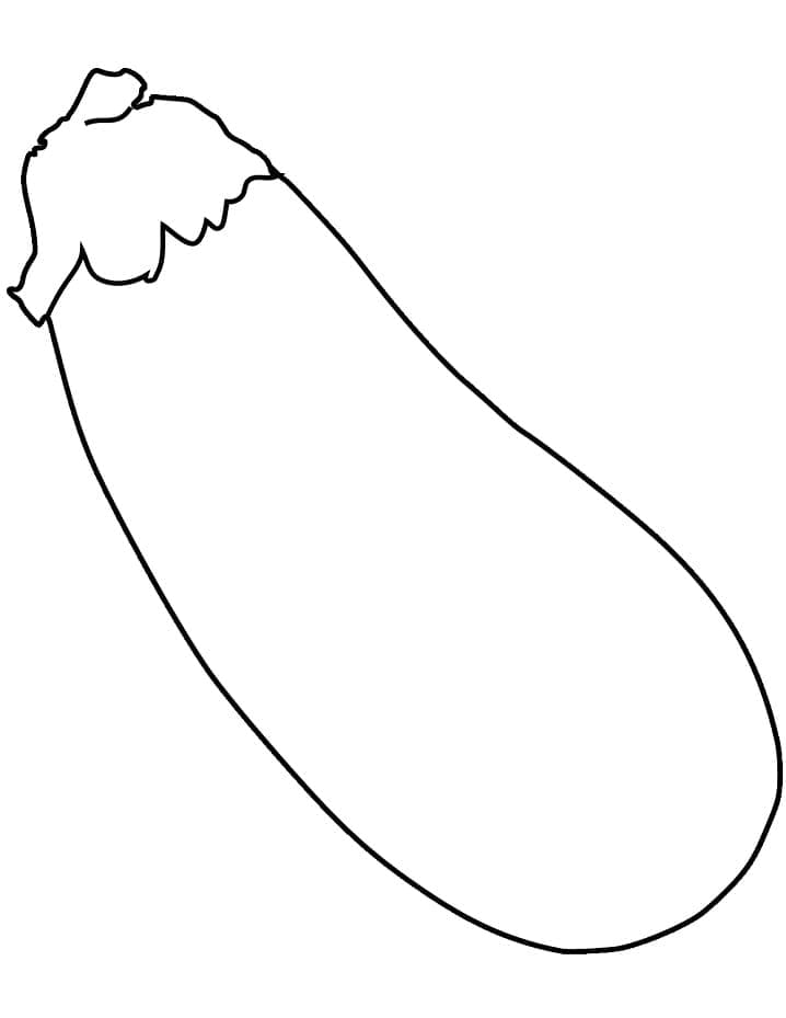 Melanzana Libera Stampabile da colorare