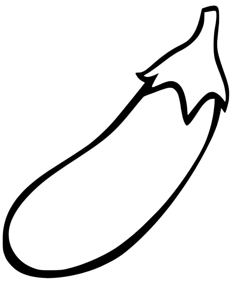 Melanzana a Costo Zero da colorare