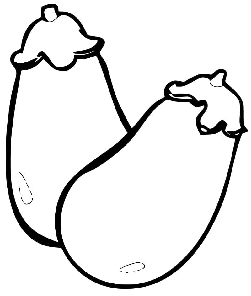 Melanzana per Stampare da colorare