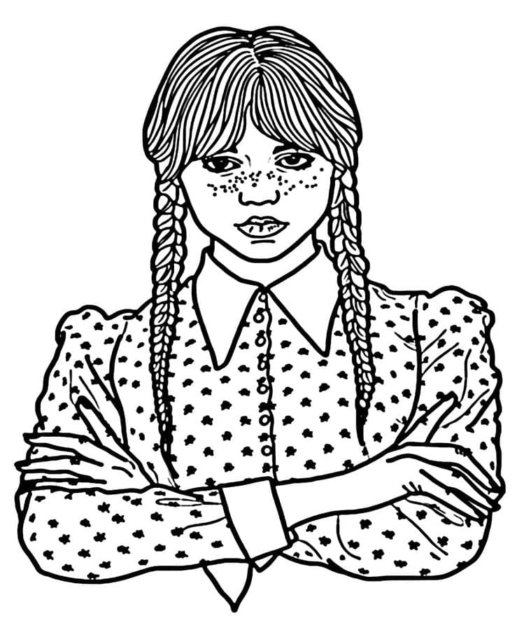 Mercoledì Gratis per Bambini da colorare