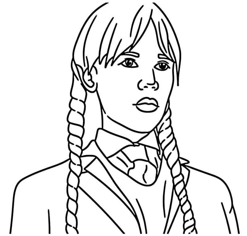 Mercoledì da colorare