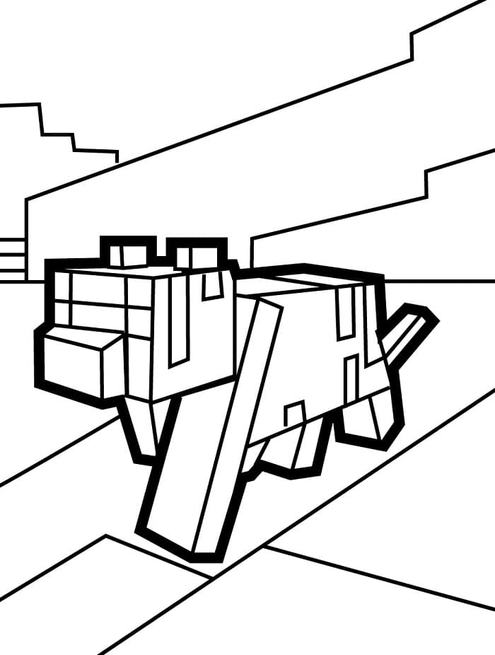 Minecraft Divertente da colorare