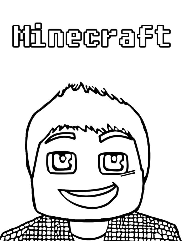 Minecraft Gratuito Stampabile da colorare