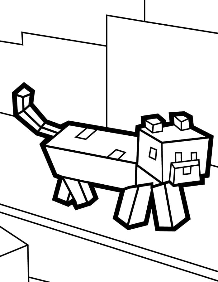 Minecraft Straordinario da colorare